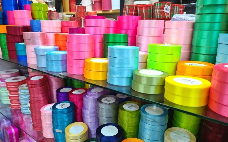 Assorted Satin Ribbons in Paradise City