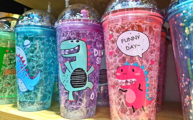 Dinosaur Tumblers in Paradise City