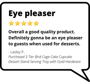 Paradise City 3 Tier Bird Cage Dessert Server review